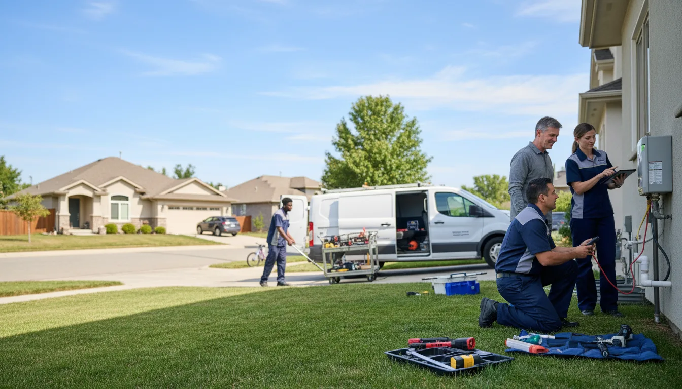 Tankless water heater service in Middletown, VA